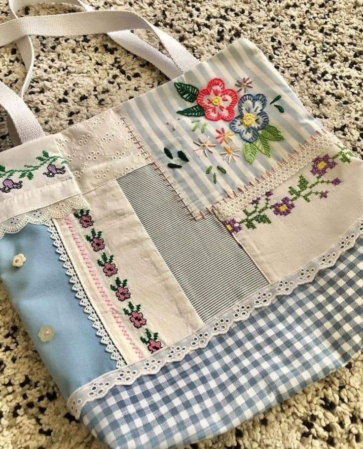 Charming Hankie Tote Bag