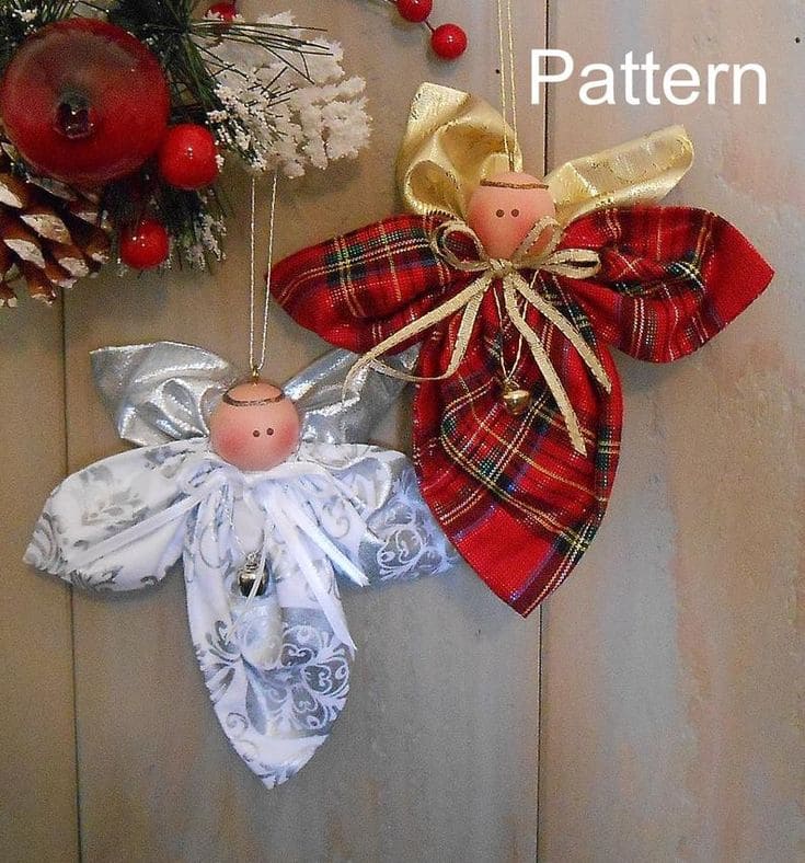 Delightful Hankie Angel Ornaments