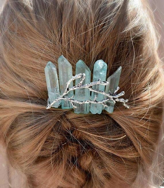 Enchanting Crystal Hair Accessory Design