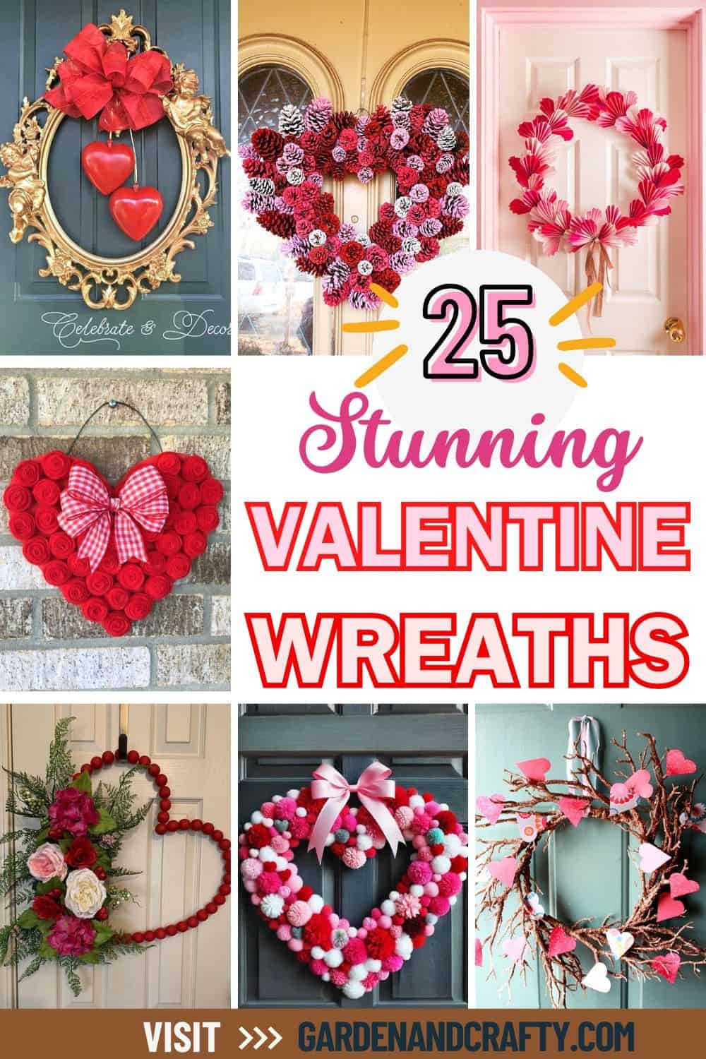 25 Effortless DIY Valentine's Day Wreath Ideas with Step-by-Step Instructions