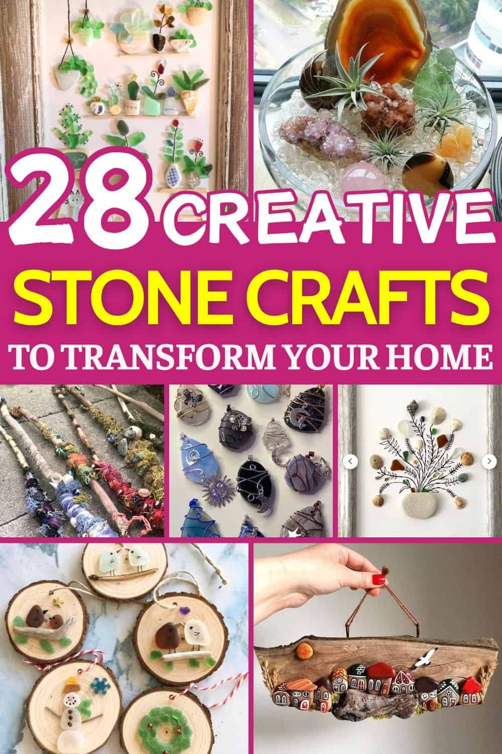 28 Lovely Stone Craft Ideas to Transform Your Home and Unleash Creativity