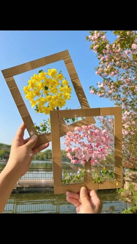 Blooming Window Frames Suncatchers