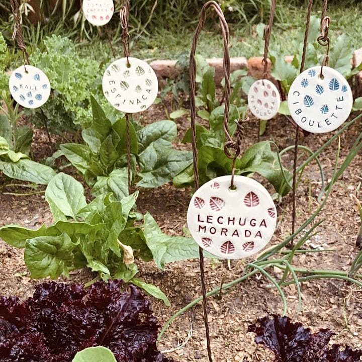 Charming Clay Herb Garden Markers