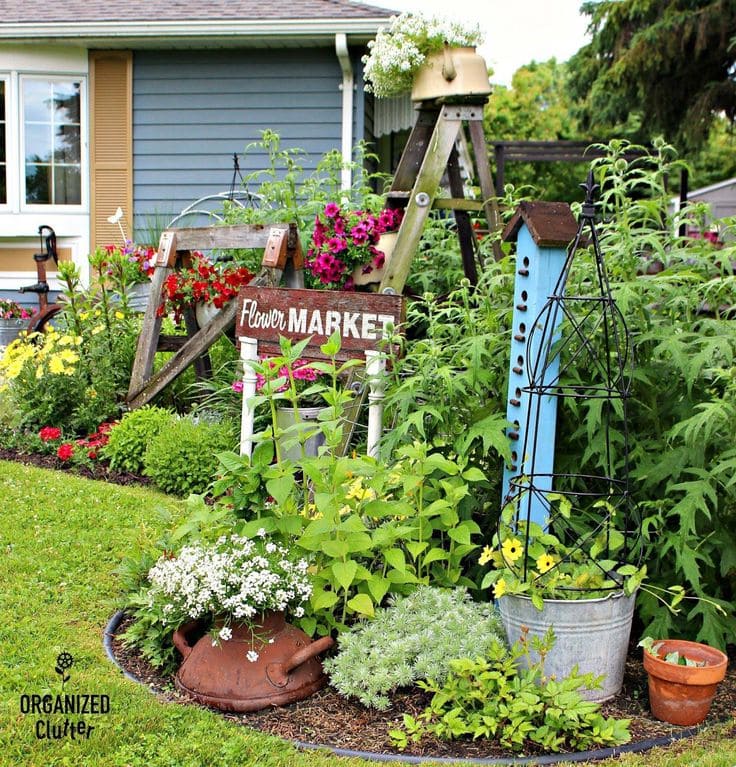 Charming Rustic Flower Market Sign