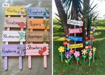 25 DIY Funny Garden Sign & Marker Ideas to Spruce Up Your Garden