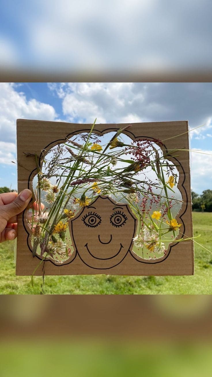 Whimsical Natures Hairdo Flower Suncatcher