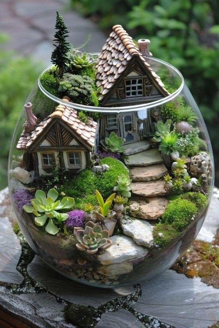 A Tiny Glass Wonderland for Fairies