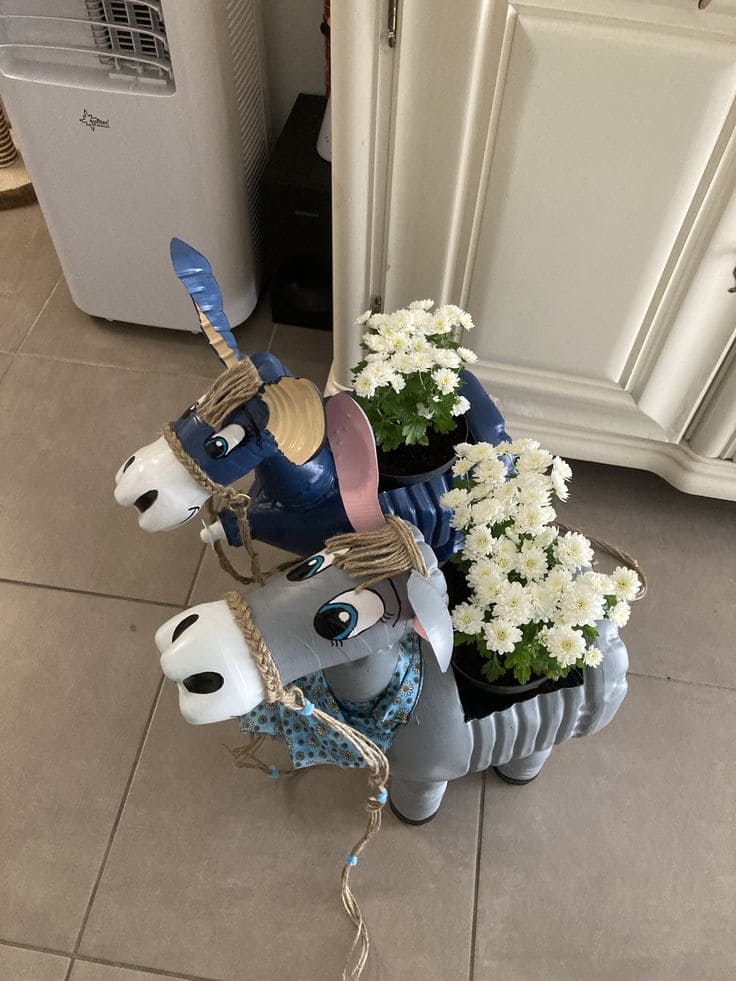 Adorable Donkey Planters