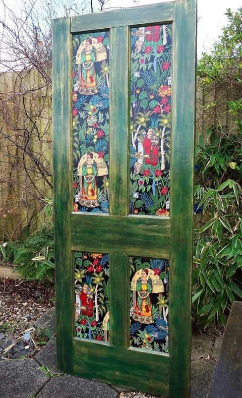 Artistic Door Panel Wall Art