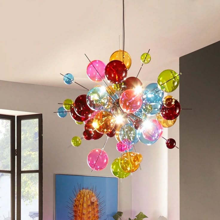 Atomic Bubble Ball Chandelier
