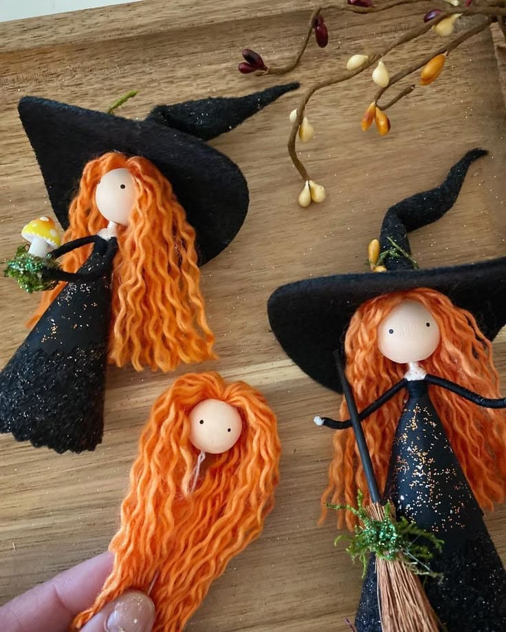 Autumn Witches With Wild Hair