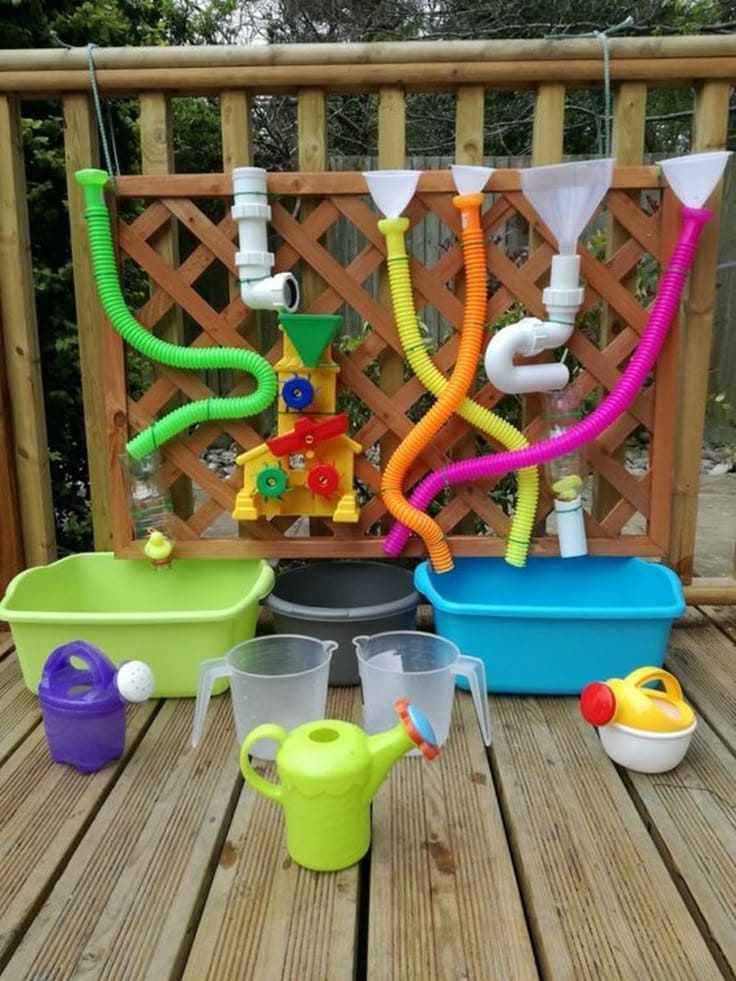 Backyard Water Wall for Kids