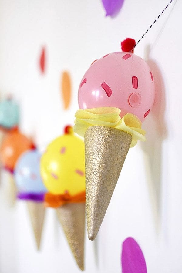 Balloon Ice Cream Garland