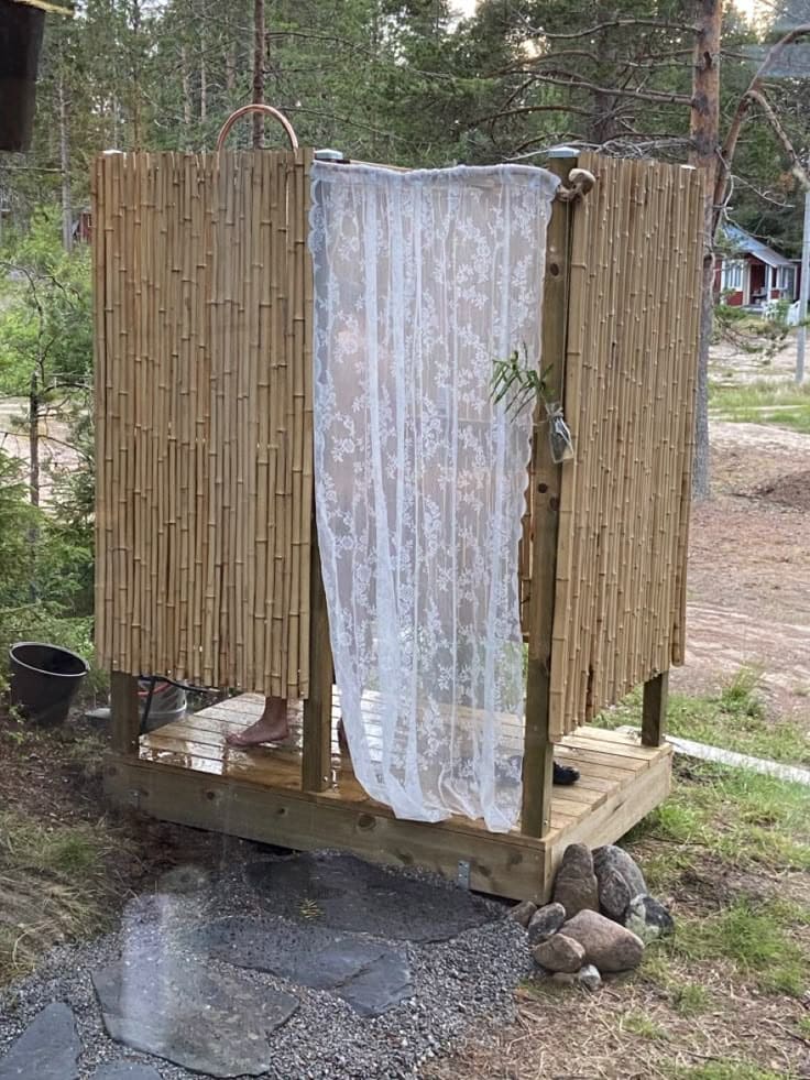 Bamboo and Lace Forest Shower