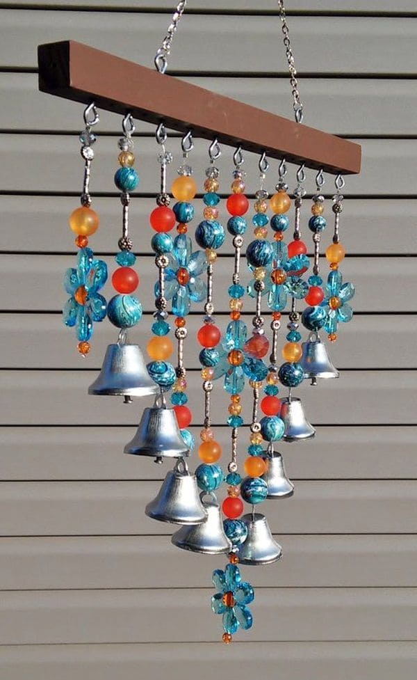Beaded Bell Wind Chime