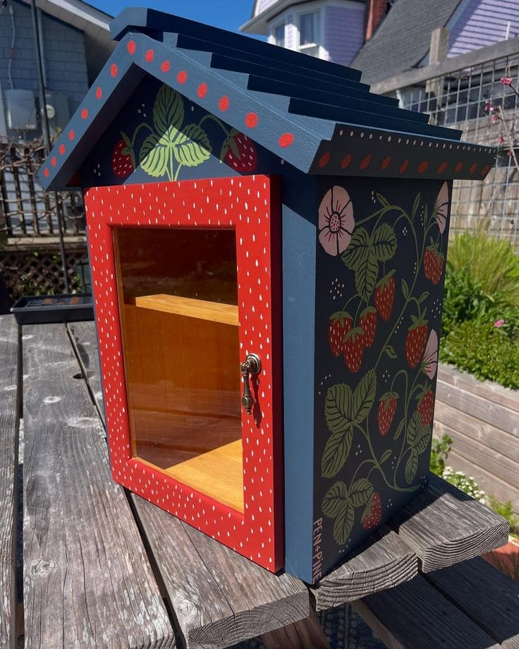 Berry Sweet Little Free Library
