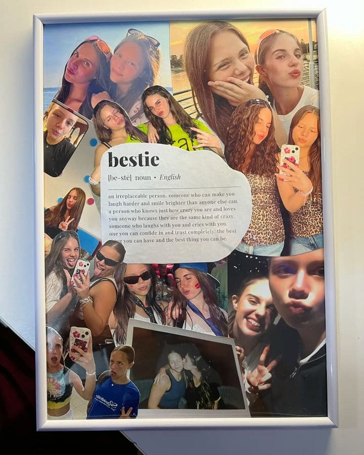 Best Friend Collage Poster