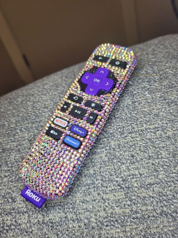 Blinged-Out Roku Remote Makeover