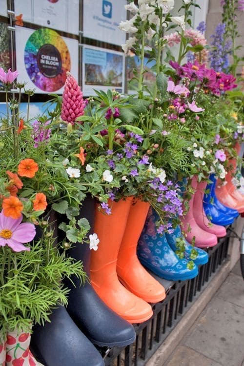 Blooming Boots Planter