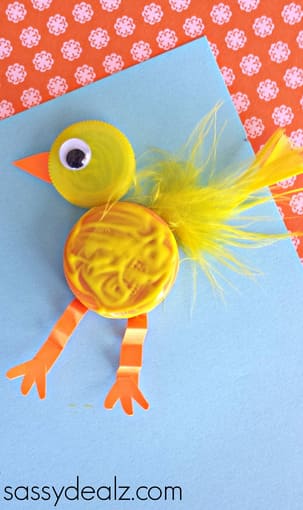 Bottle Cap Chick Craft