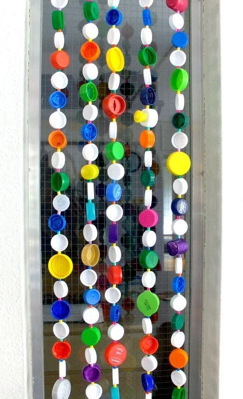 Bottle Cap Curtain Garland