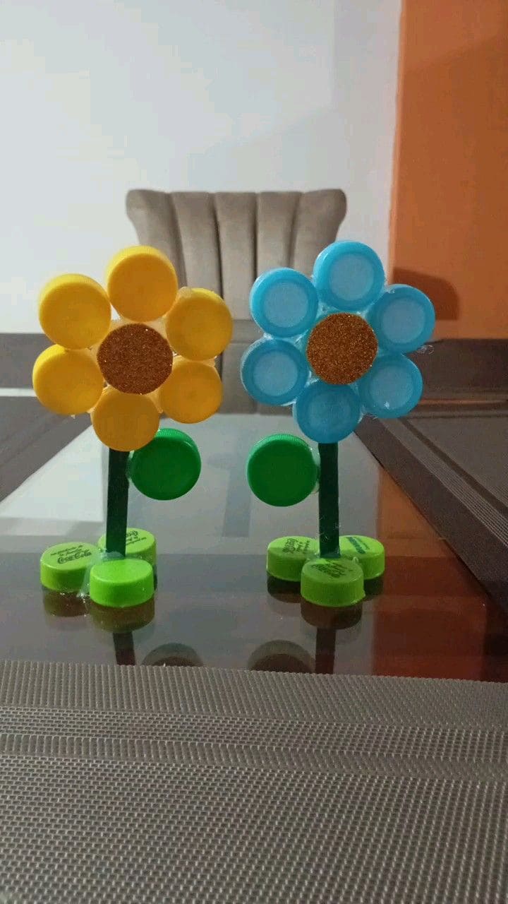 Bottle Cap Flowers