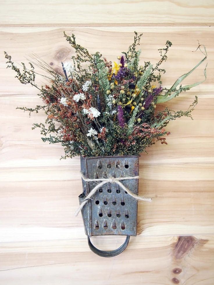 Box Grater Wall Vase