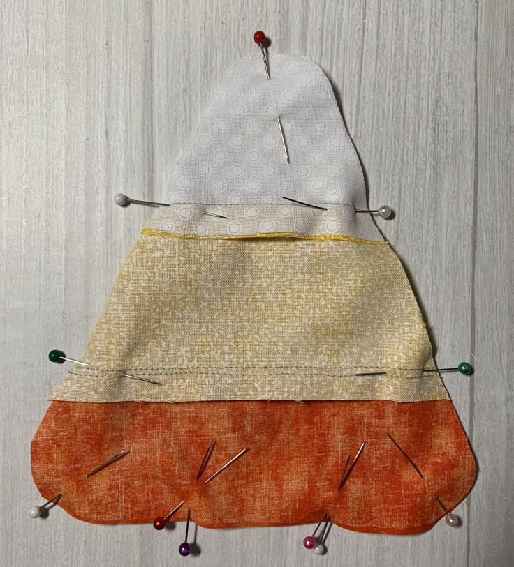Candy Corn Fabric Plush