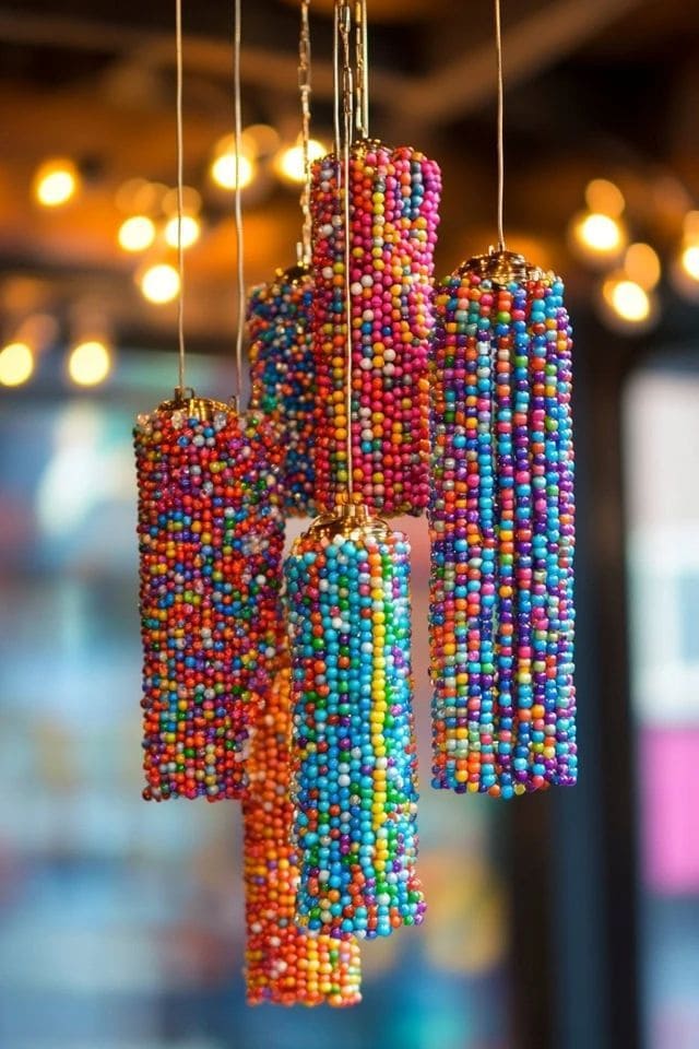 Candy-colored Beaded Lights