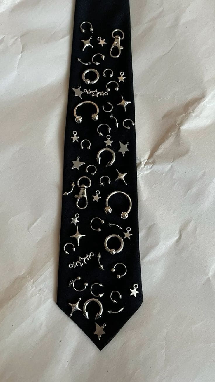 Celestial Pierced Tie
