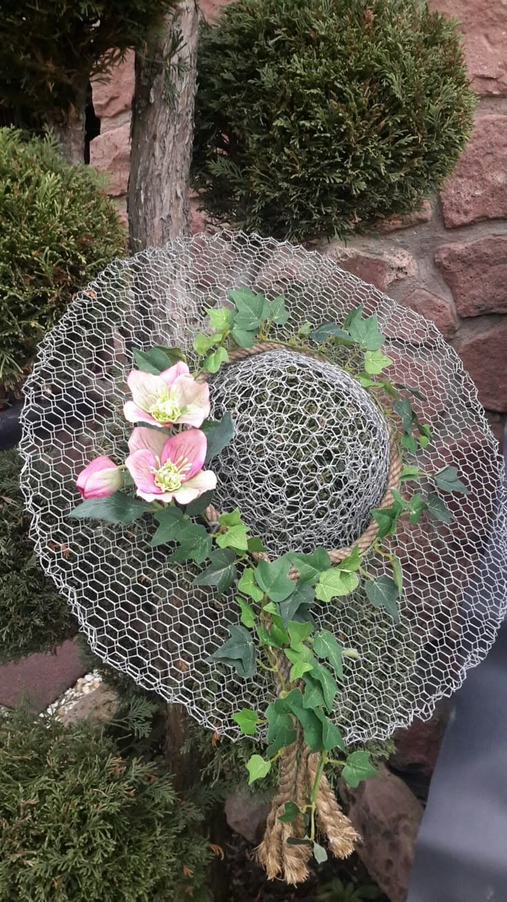 Chicken Wire Garden Hat