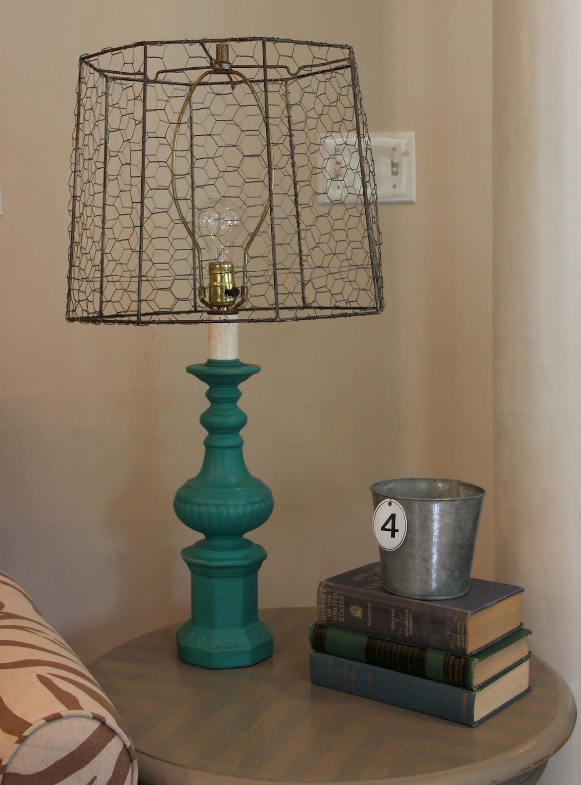 Chicken Wire Lamp Shade