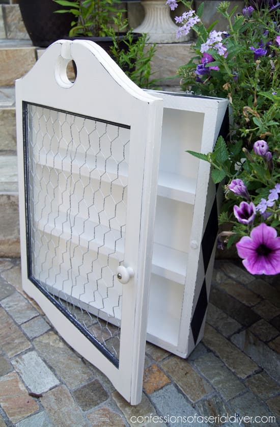 Chicken Wire Storage Cabinet