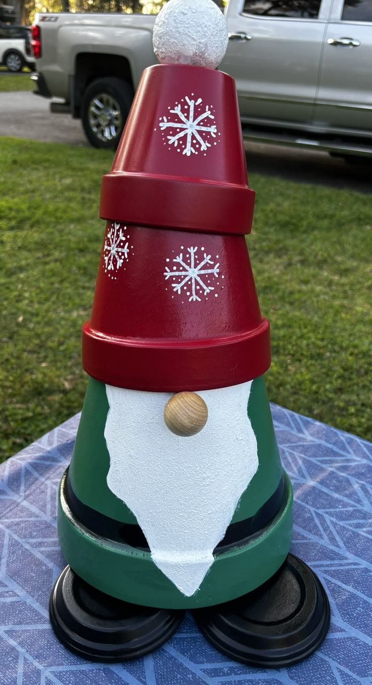 Christmas Gnome from Clay Pots