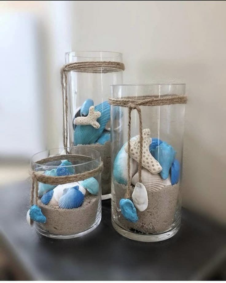Coastal Vase Filler Display
