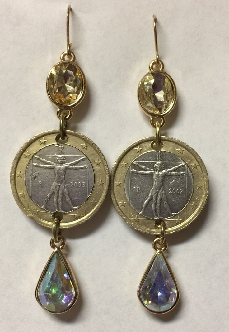 Coin Drop Earrings