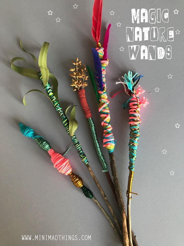 Colorful Magic Nature Wands