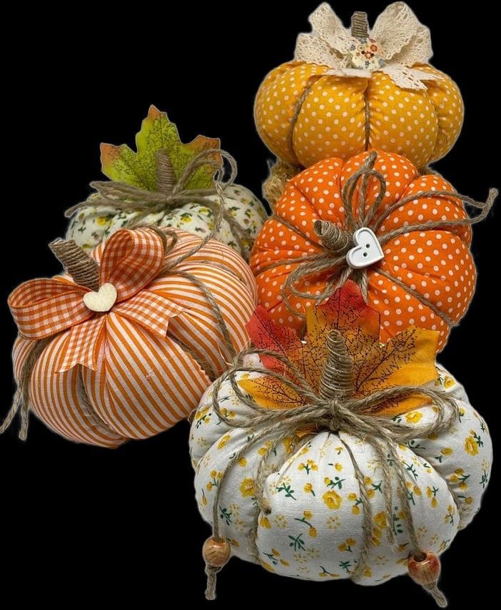 Cozy Fabric Pumpkins That Steal the Show