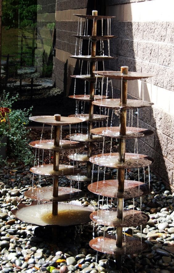 Cymbal Waterfall Fountain