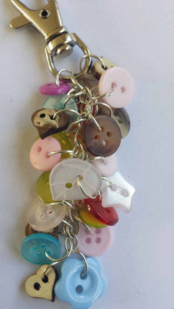 DIY Button Keychain