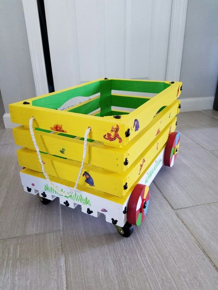 DIY Crate Wagon for Kids