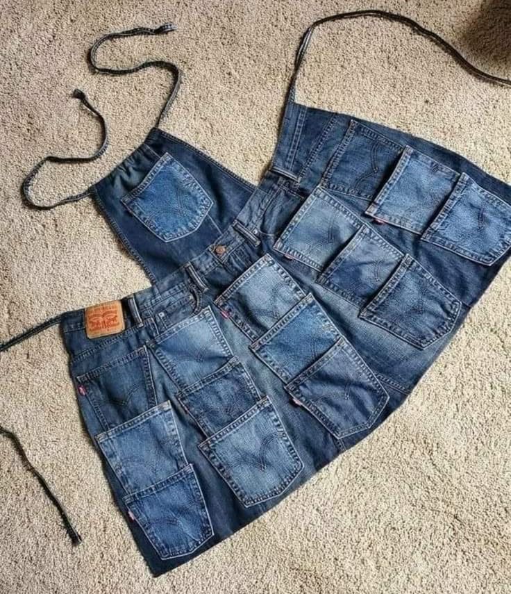 DIY Denim Pocket Apron