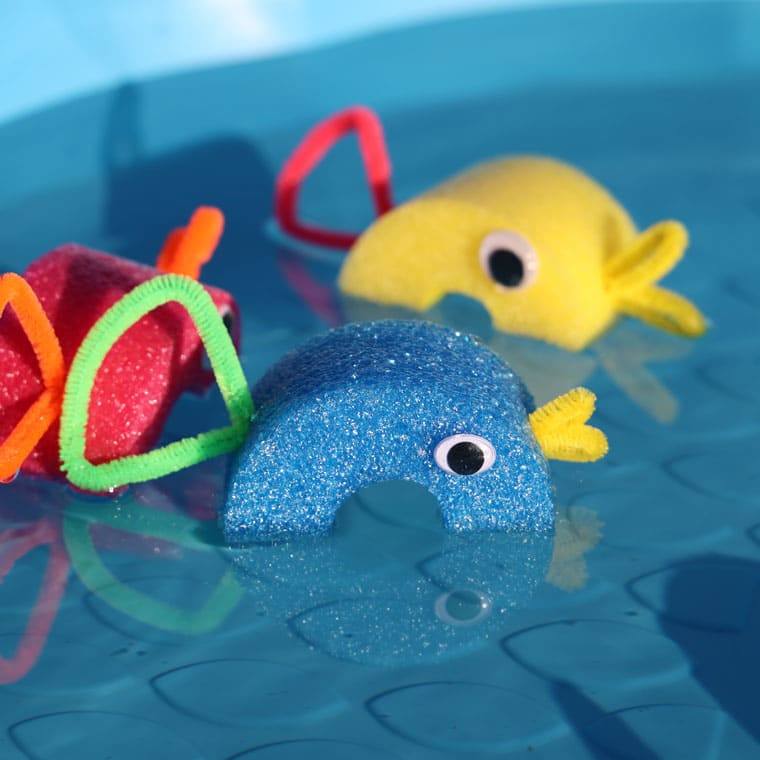 DIY Floating Pool Noodle Fish