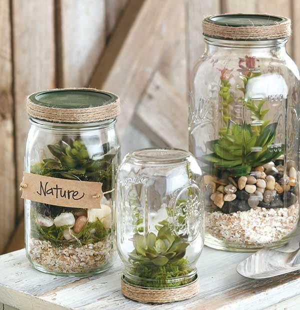 DIY Mason Jar Terrarium