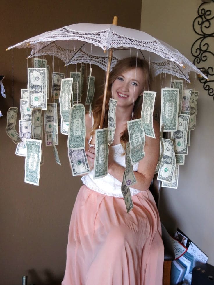DIY Money Umbrella Gift