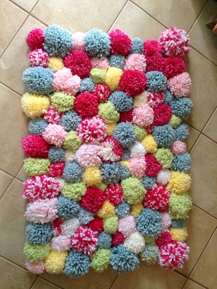 DIY Pom-Pom Bliss Rug