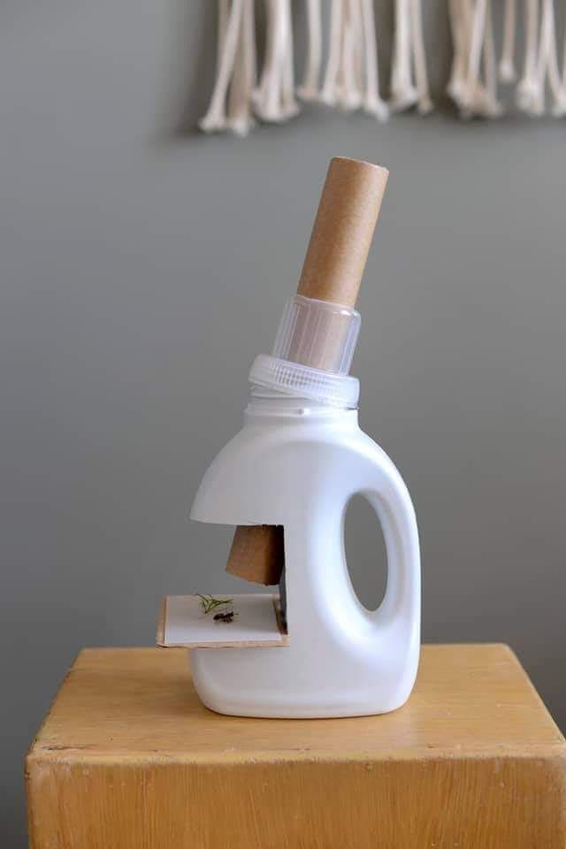 DIY Recycled Bottle Microscope for Kids