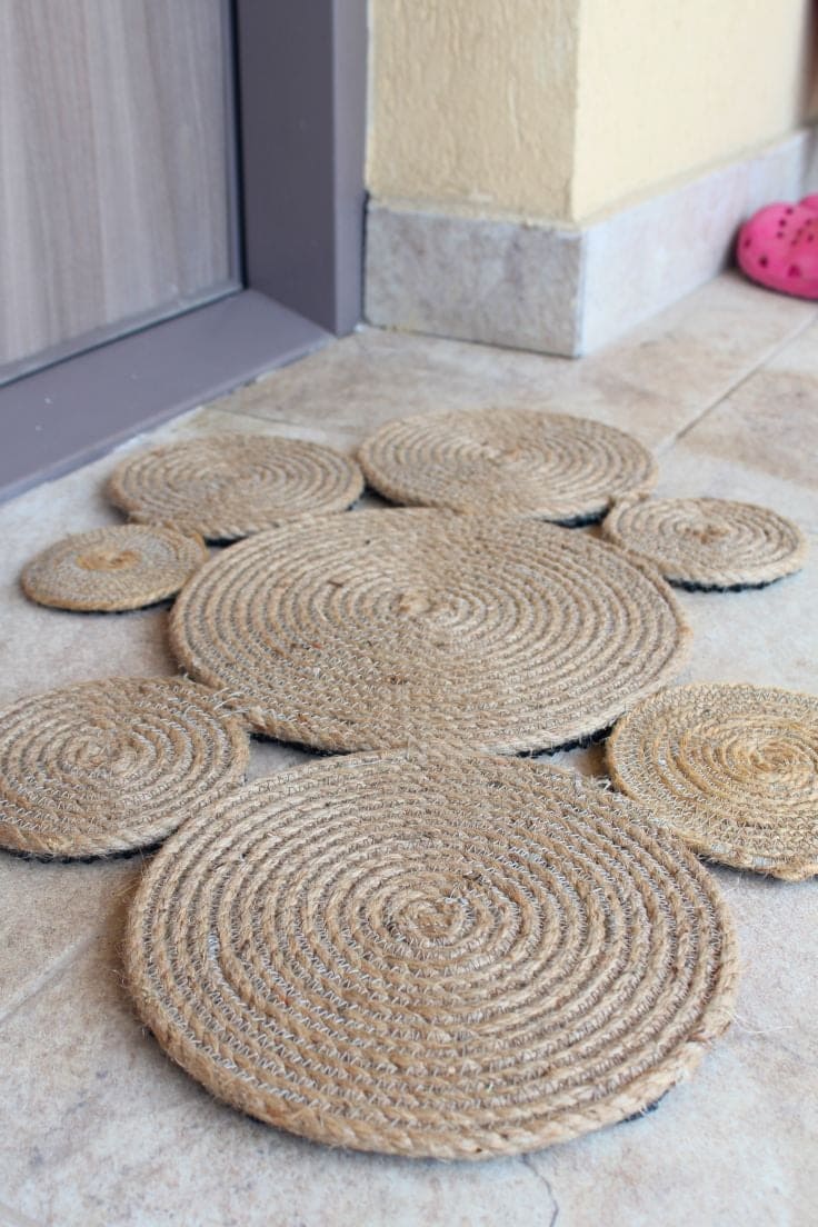 DIY Rope Circle Rug