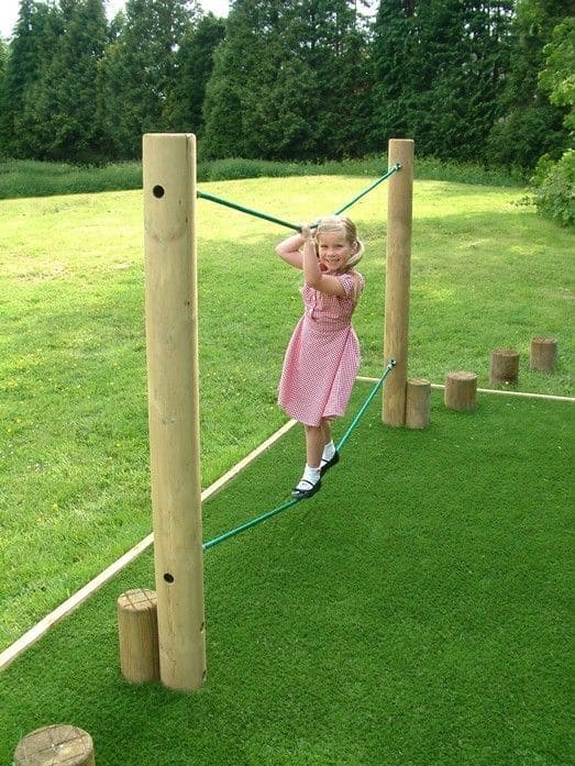 DIY Rope Walk Balance Challenge
