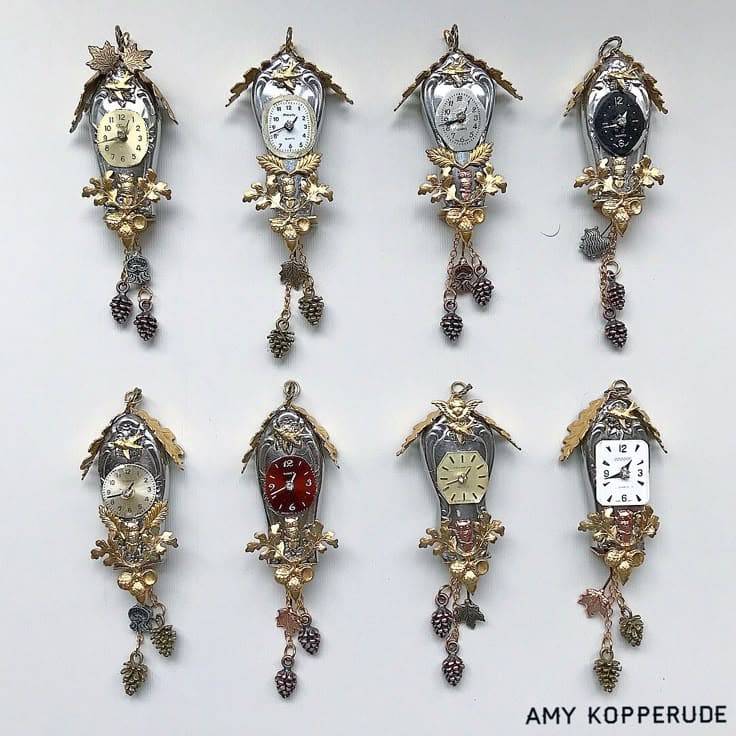 DIY Spoon and Watch Cuckoo Clock Ornaments